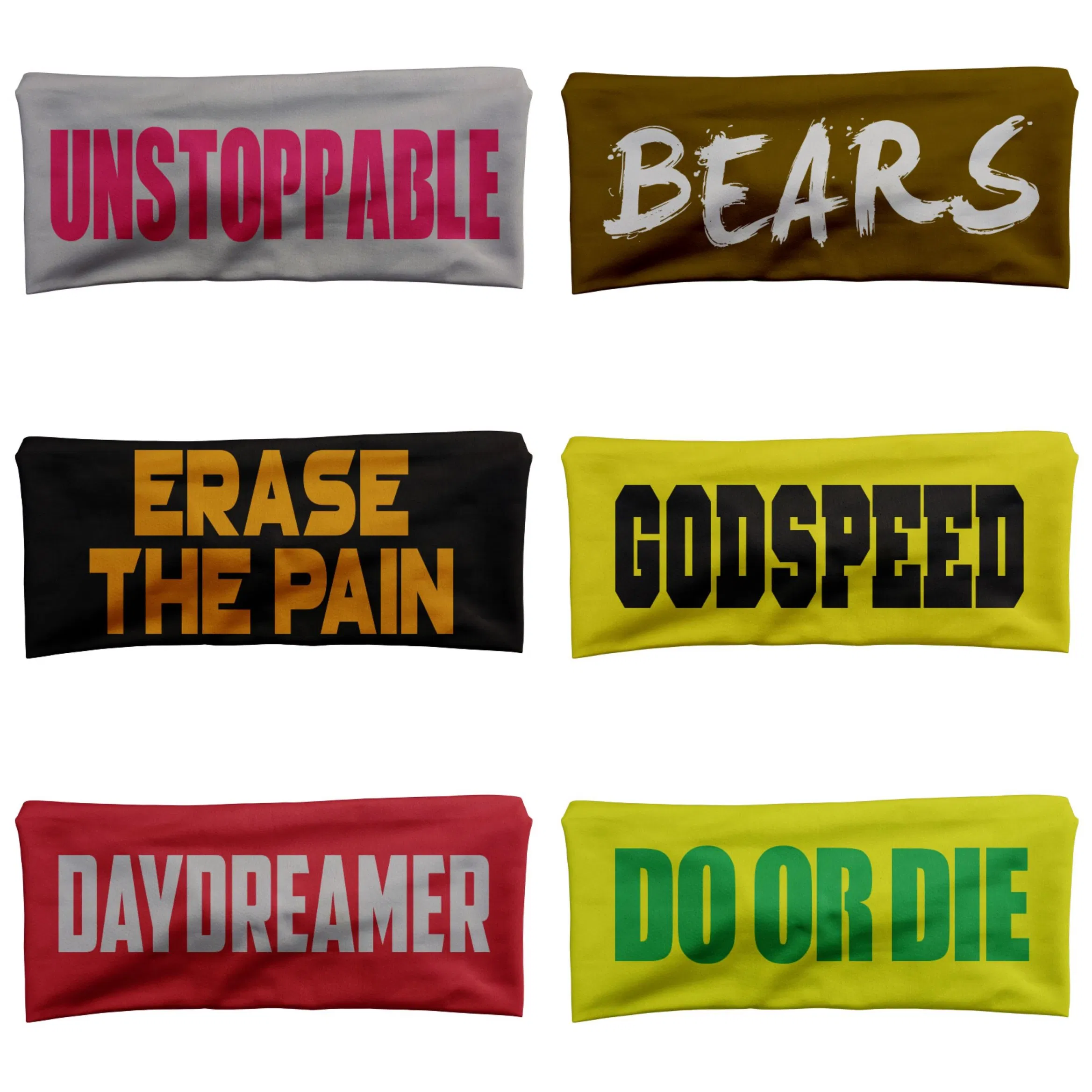 Custom Logo Solid Plain Football Baseball Headbands Gym Workout Headband Sweatbands for Sports Head Hair Accessories