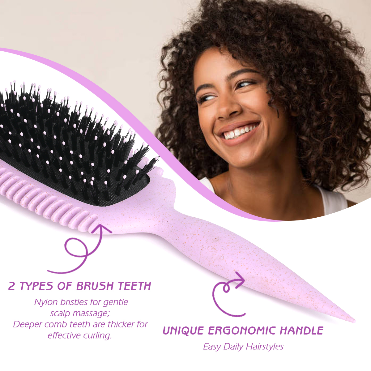 curly hair brush detail 2
