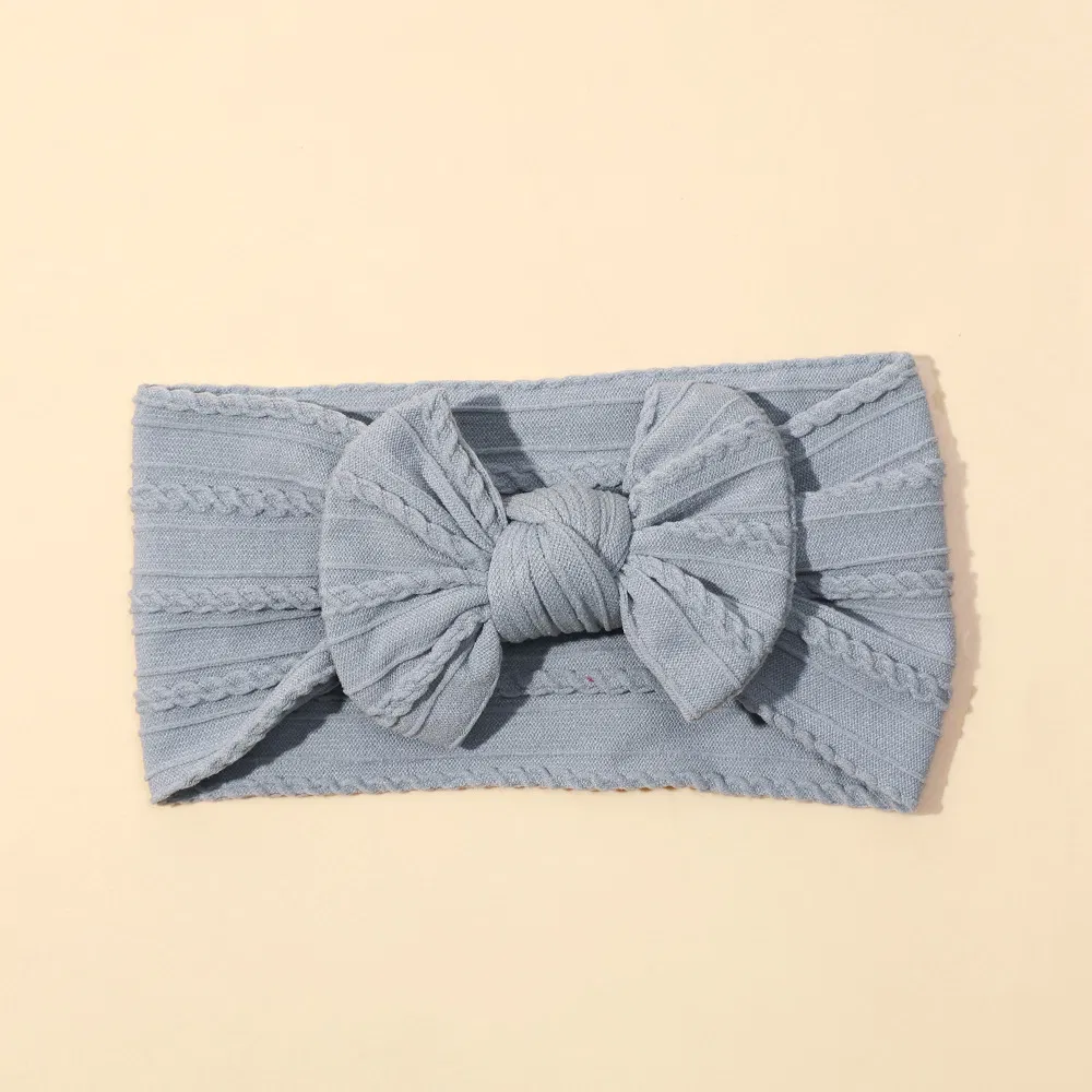 2025 New Children's Hair Accessories, Jacquard Bow, Baby Hair Band