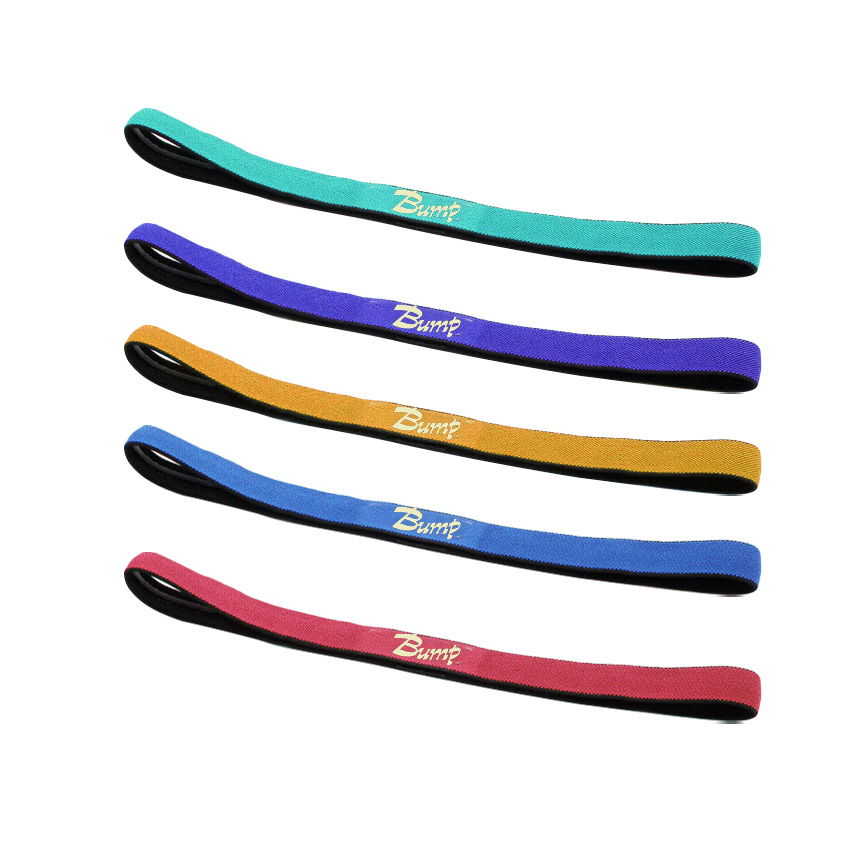 Custom Elastic Silk Hair Accessories Running Headband with logo