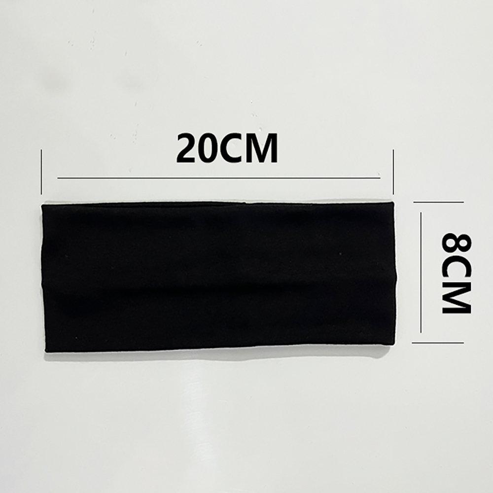 Wholesale Custom Logo Elastic Thin Polyester Yoga Running Basketball Sports Headband Sweatbands For Women Gym