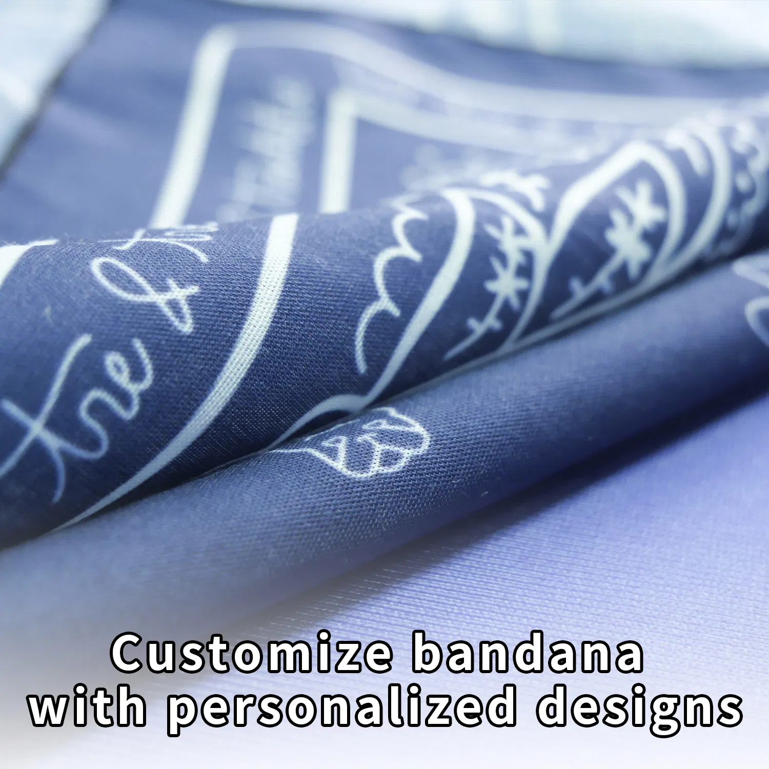 Versatile Custom Bandanas with Quick 24-Hour Production Time