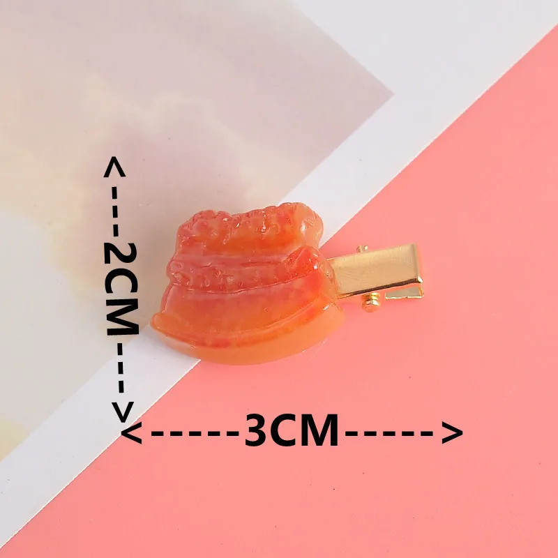 Simulation Fun Food Duckbill Clip