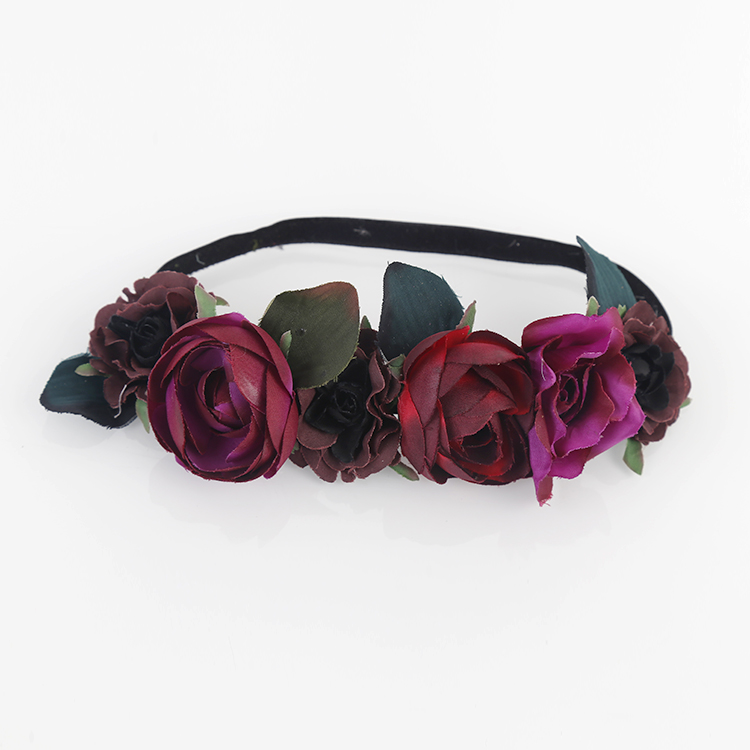 Hot Product Factory Manufacturer Hair Accessories Custom Elastic Headband Flower