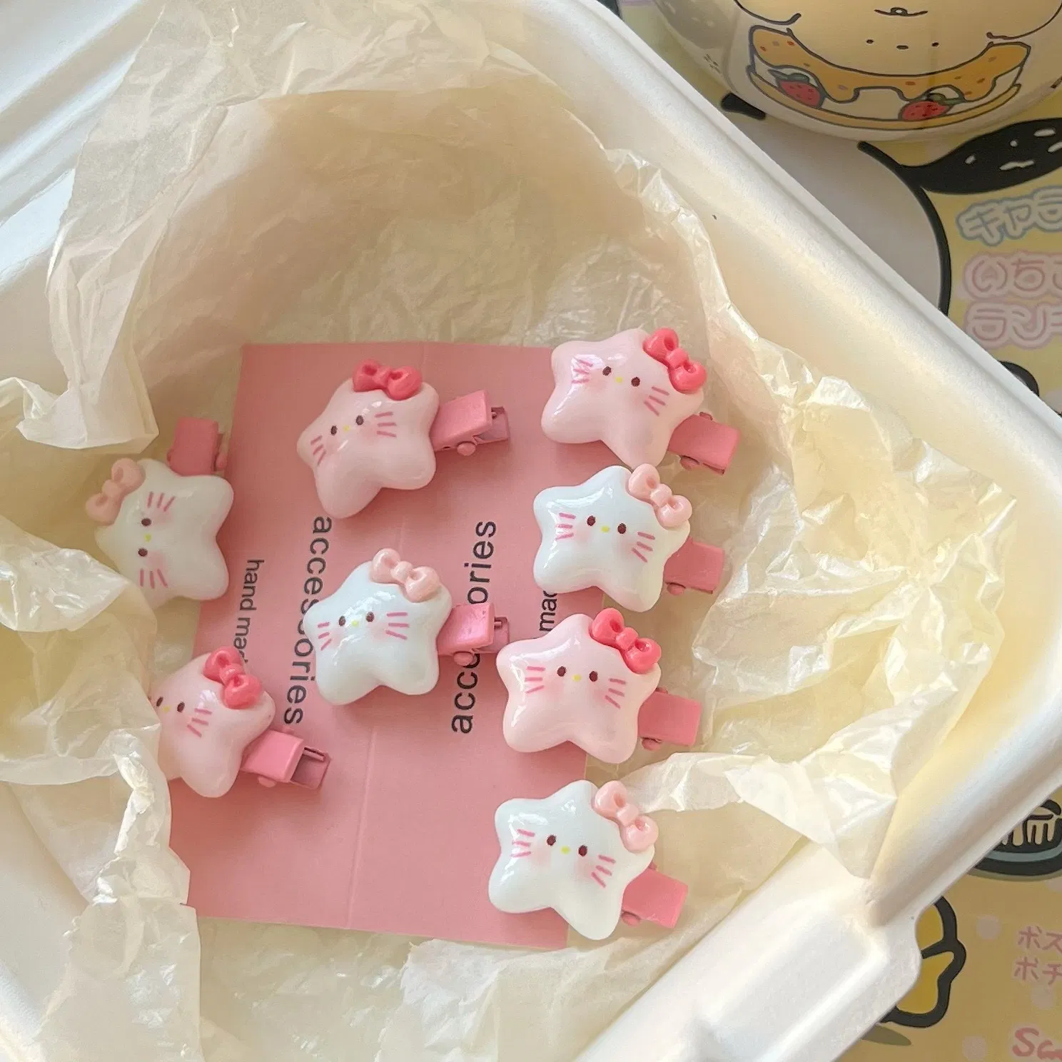 Cute Star Cat Hair Clip 4