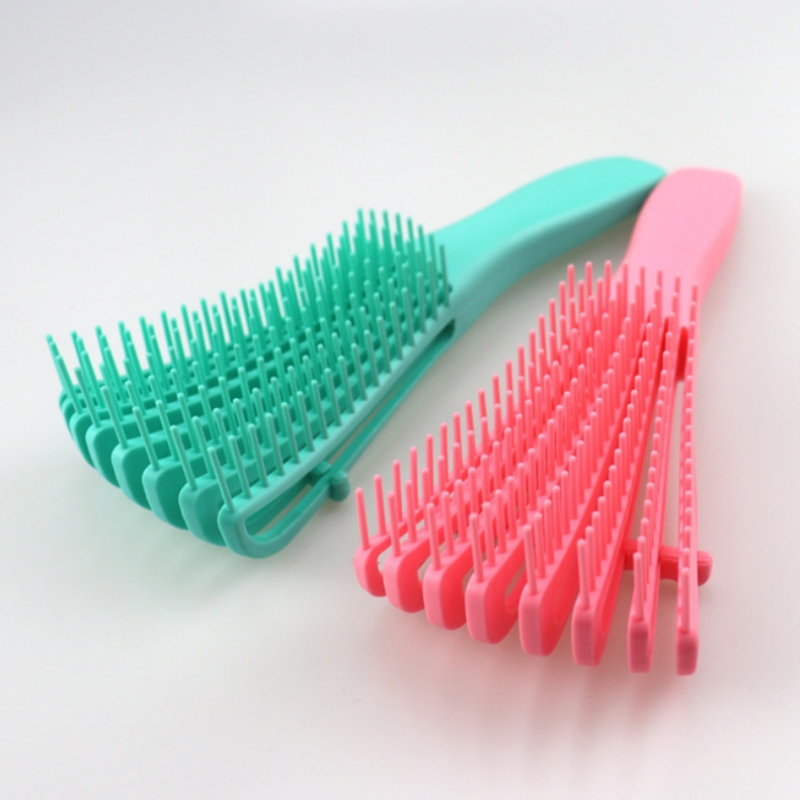 Best for Girl Woman Plastic Octopus Detangling Professional Hair Brush Manufacturing