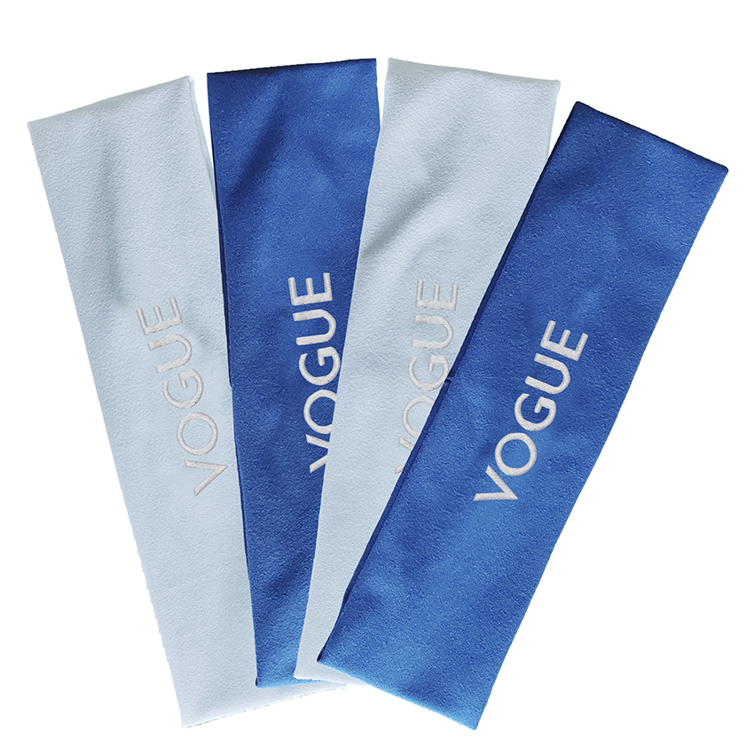 Custom Logo Yoga Material Stretch Running Headbands Embroidered Breathable Sport Hairband for Women and Men