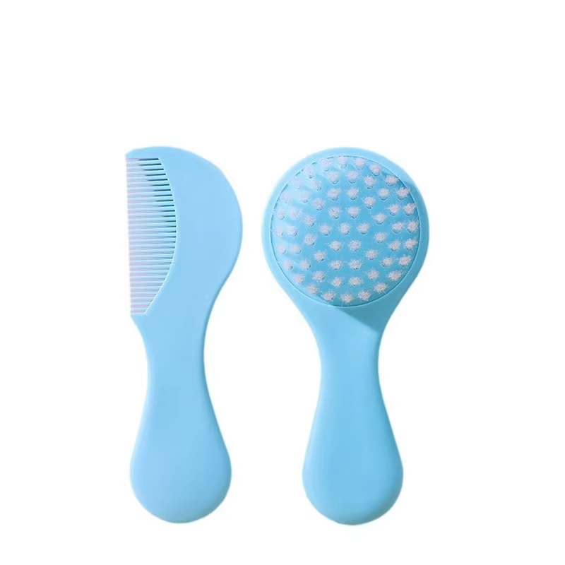 BPA Free High Quality Baby Hair Comb Brush Set Soft Plush Newborn