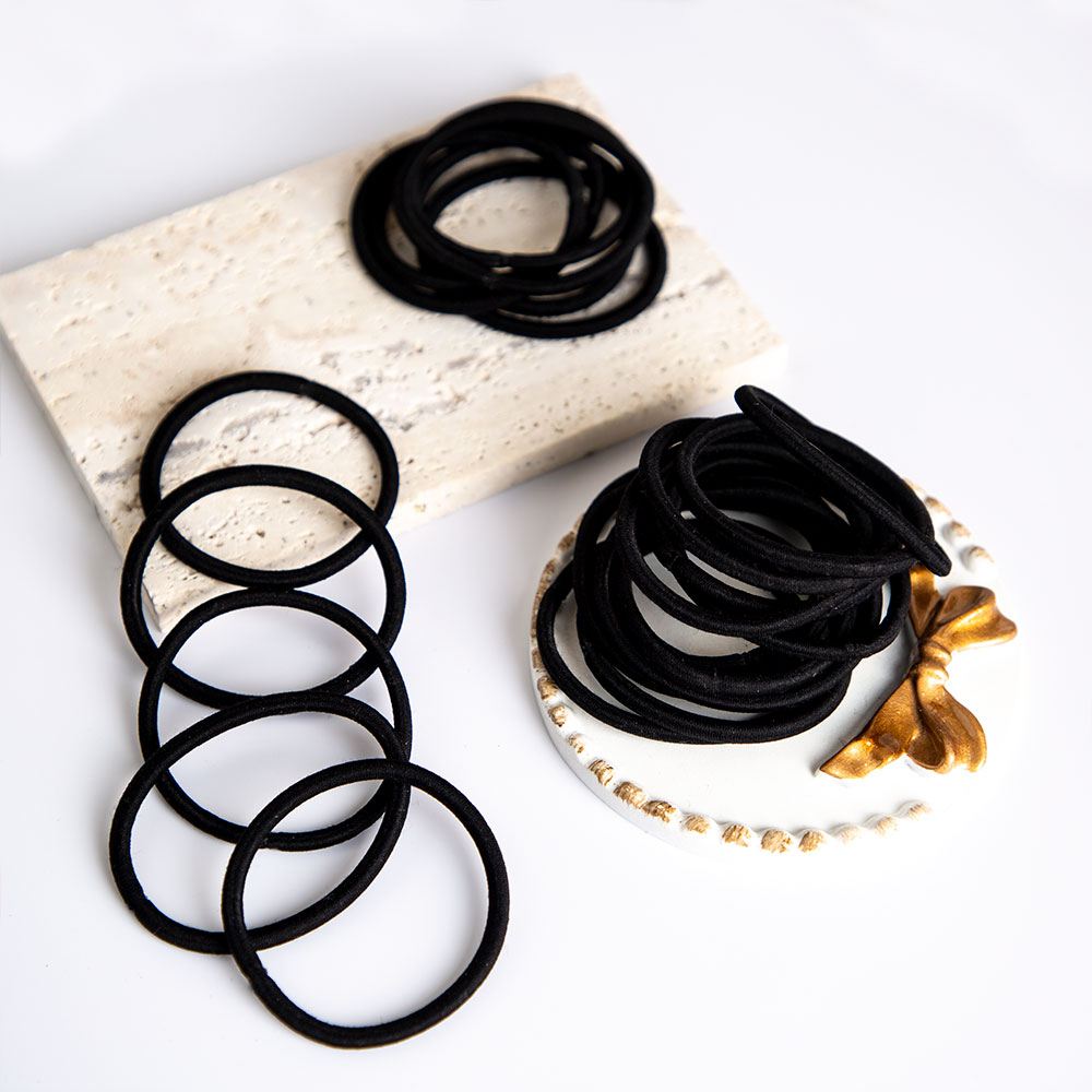 XINZHEN Classic Color Brown Blonde 4mm Hair Tie Band Elastic Hair Rope Environmentally Friendly Hair Tie