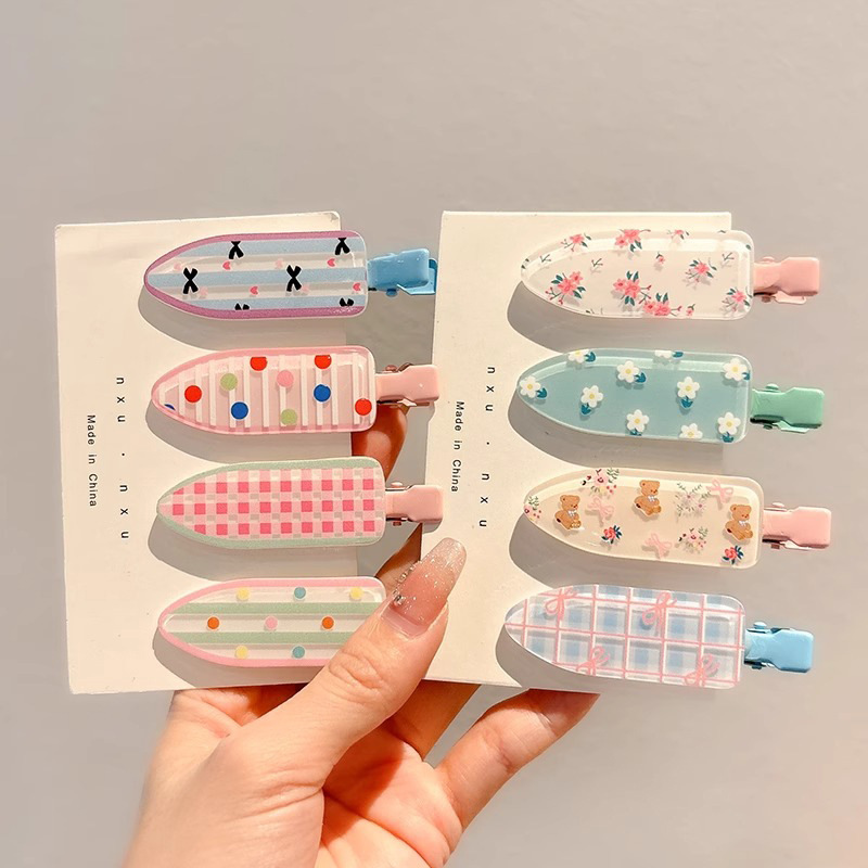 Custom Hair Clip Cute And Seamless Cartoon Hairpin With Side Fringe For The Forehead Delicate Hair Acessoriess Flower Hair Clips