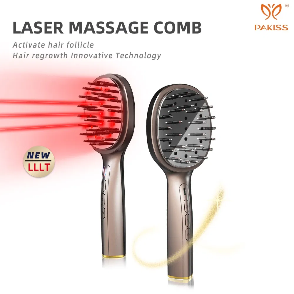 Pakiss OEM Manufacturing Laser Hair Comb Supplier for Hair Growth Treatment