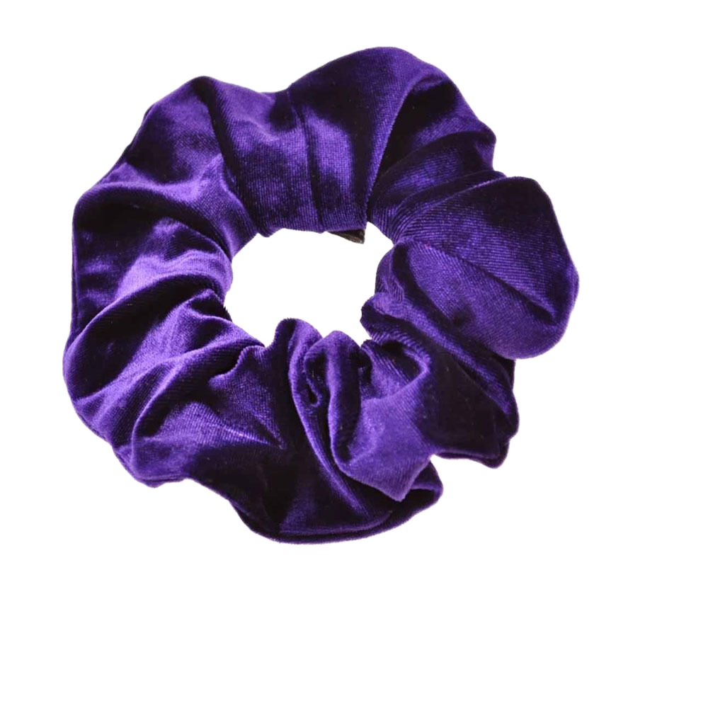 Custom Made Fashion Women Hair Accessories Elastic Velvet Hair Scrunchie Fabric Hair Tie for Girls