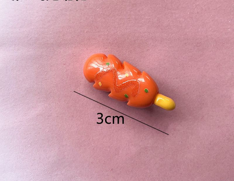 Simulated Food and Barbecue Skewers, Fun and Funny, Side Clip Hair Accessories Wholesale