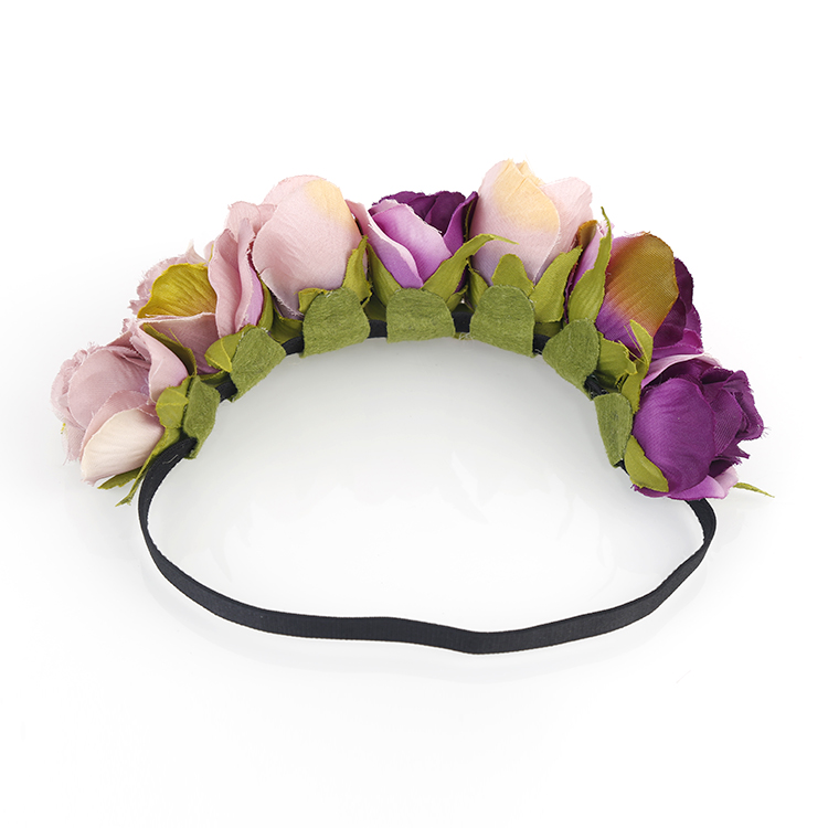 Hot Product Factory Manufacturer Hair Accessories Custom Elastic Headband Flower