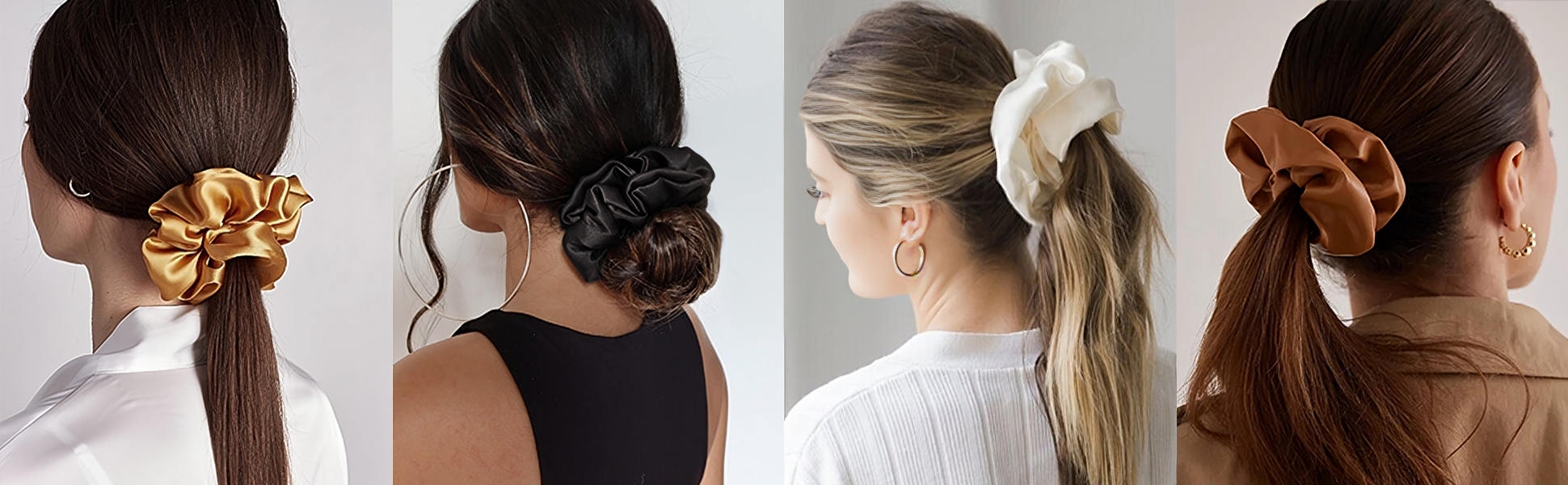 Satin Scrunchies Showcase