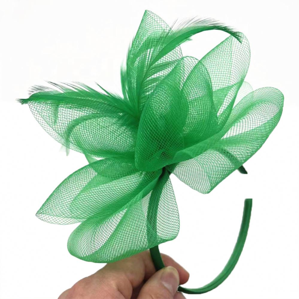 Audited Hair Accessories Factory Wholesale Wonderful Custom Colors Sinamay Fascinators for Women