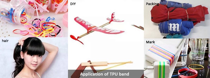Applications of TPU elastic hair ties