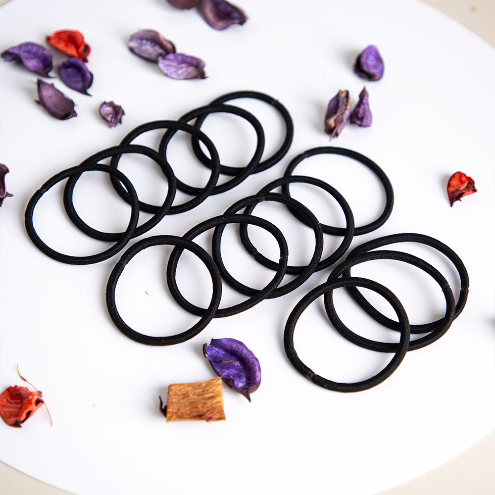 XINZHEN Classic Color Brown Blonde 4mm Hair Tie Band Elastic Hair Rope Environmentally Friendly Hair Tie