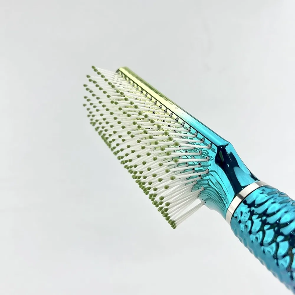Goat Hair Powder Brush Manufacturing Customizable Mild Material Smooth Glide Hair Comb