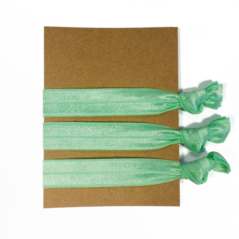 100pcs Nylon Hair Ties No Crease Elastic Hair Band and Ponytail Holder Easy-to-Wear Ribbon Hair Accessories