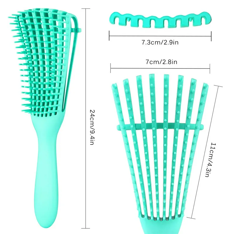 Best for Girl Woman Plastic Octopus Detangling Professional Hair Brush Manufacturing