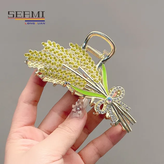 Decorate Hairstyle Customized Glittery Dainty Fashion Hair Plastic Accessory for Daily Makeup