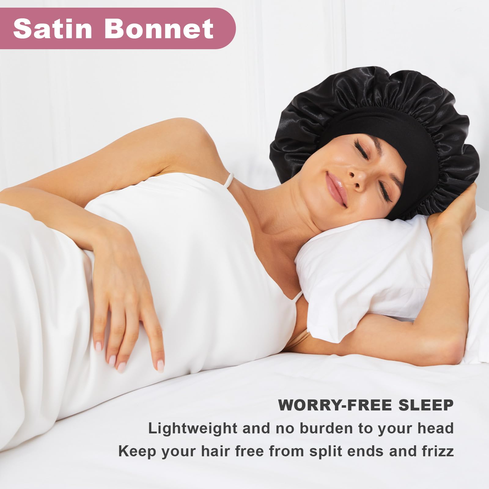 Satin Bonnet Night Cap