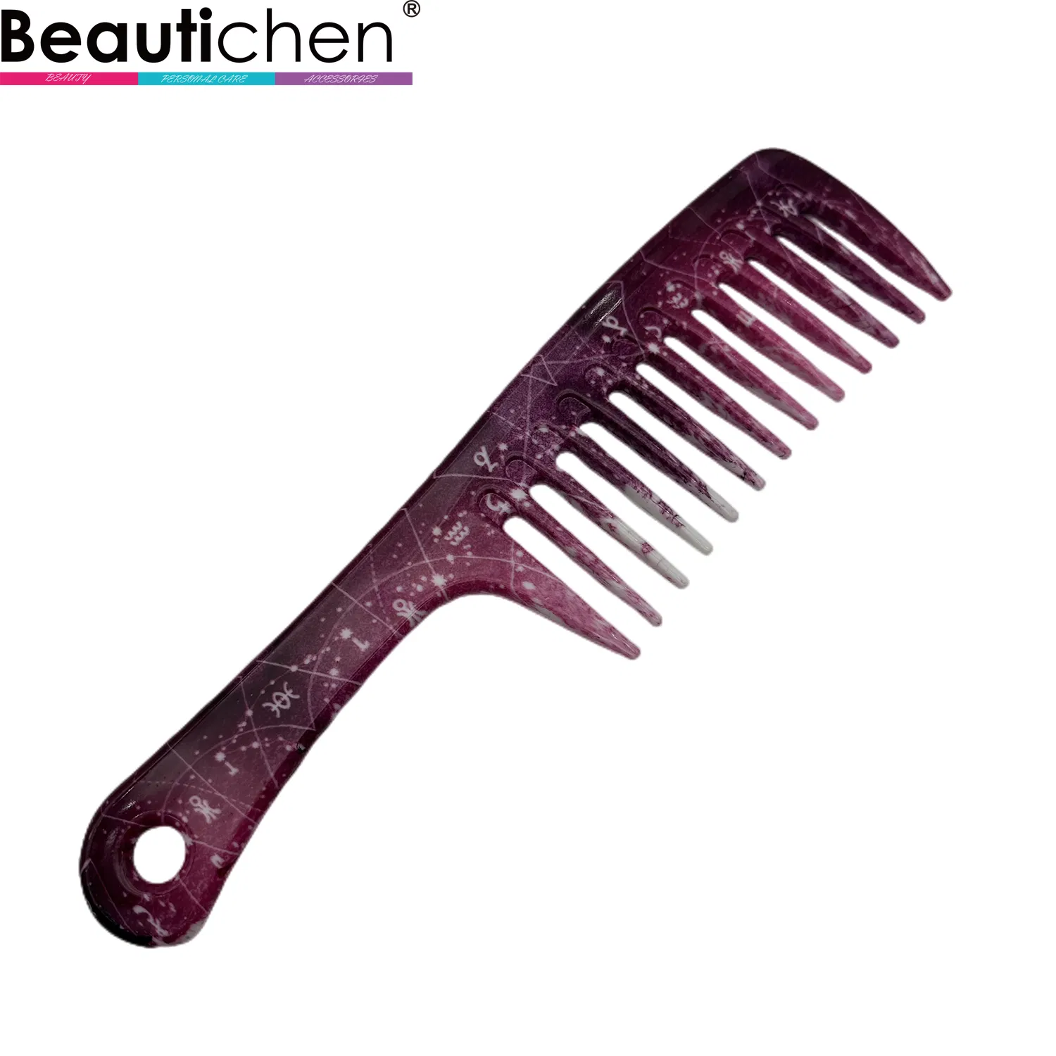 Beautichen Hairdressing Comb Plastic Large Manufacturing Customized Comfortable Plastic Hair Comb