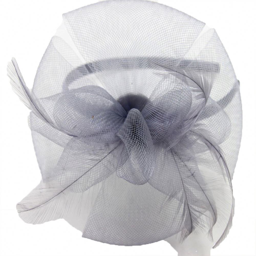 Audited Hair Accessories Factory Wholesale Wonderful Custom Colors Sinamay Fascinators for Women