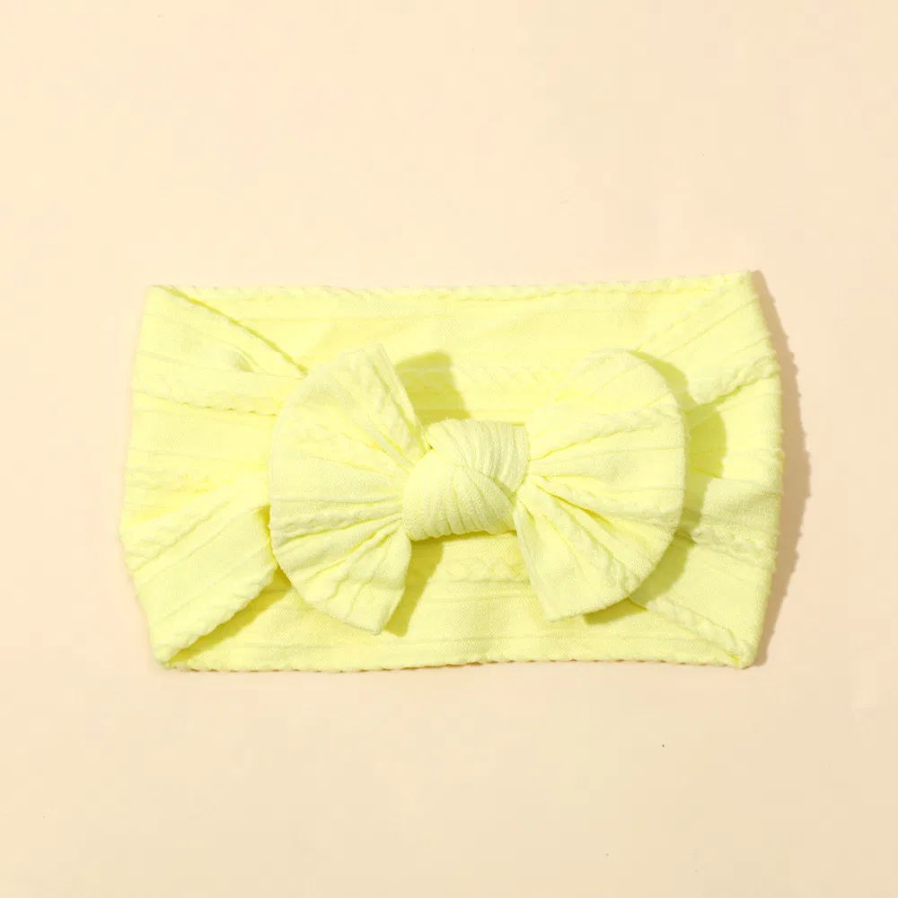 2025 New Children's Hair Accessories, Jacquard Bow, Baby Hair Band