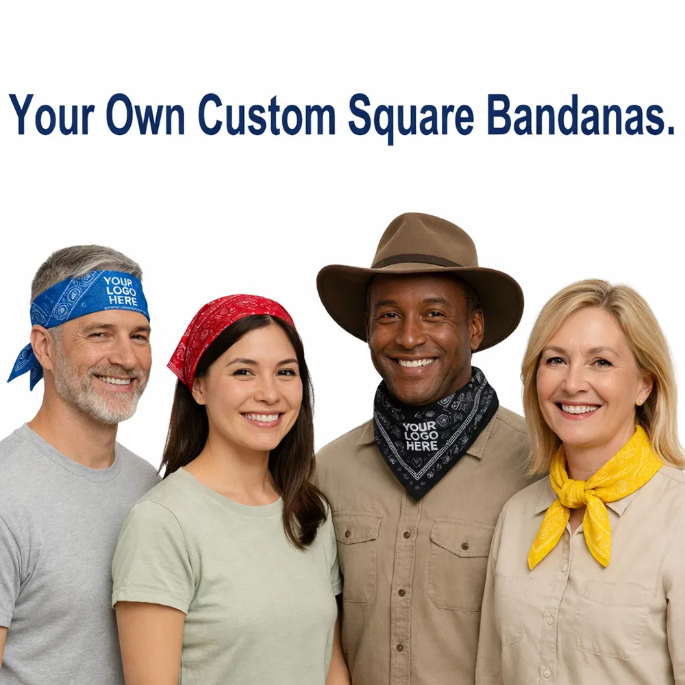Personalized Advertising Bandanas with Fast Production and Shipping