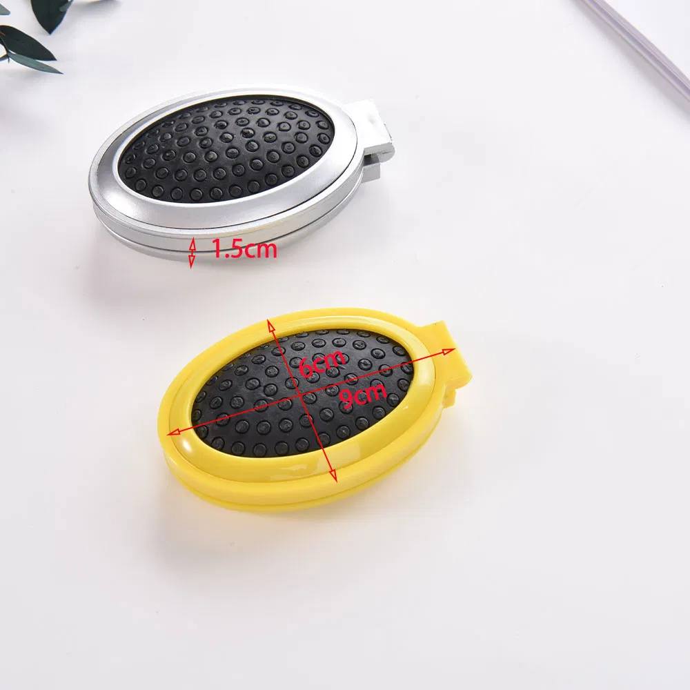 Oval Shape Folding Comb with Mirror Pocket Hair Brush for Kids Women and Men