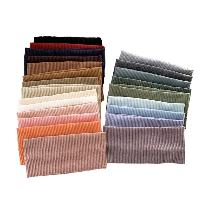 Stretch Knitted Sport Headband Yoga Elastic Hair Bands for Women Hair Accessories