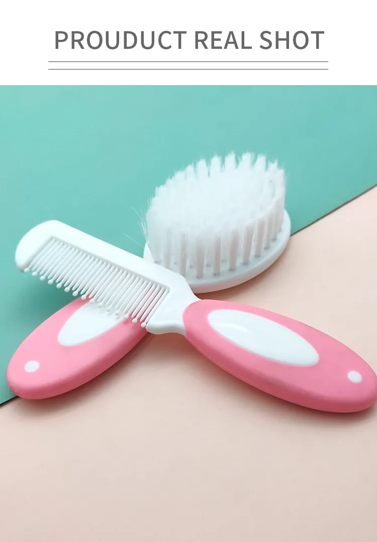 Baby Hair Brush and Comb Set for Newborns