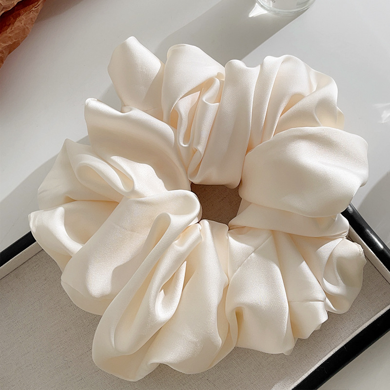 150MM Large Size Silk Hair Scrunchies Elastic Ponytail Holders Headbands Everyday No Damage Hair Ropes for Daily Decor