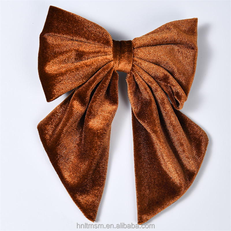 Velvet Bow Hair Clip Display