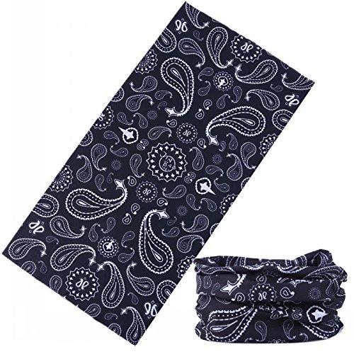 Wholesale Stretchable Adjustable Multifunctional Printed Seamless Tube Head Wear Bandana Dry Fit