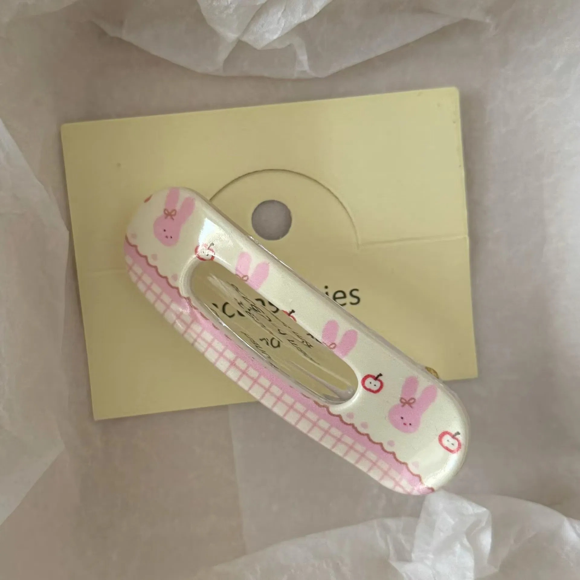 Cross Border Fruit Bow Oval Duckbill Clip High Beauty Sweet Girl Side Hair Accessories Wholesale