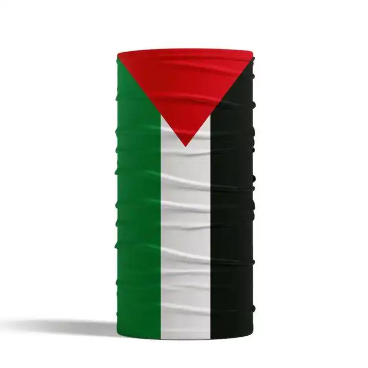 Palestinian Flag Bandana Scarf Customised Fast Production Time Ple Palestine Scarf