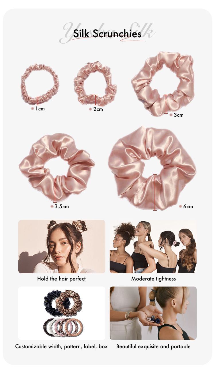 Silk Scrunchies Detail 3