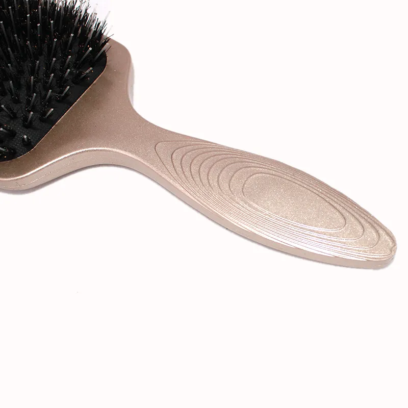 Manufacturing Private Label Paddle Hair Brush Anti-Static Nylon Mixed Boar Bristle Hair Brush Wholesale