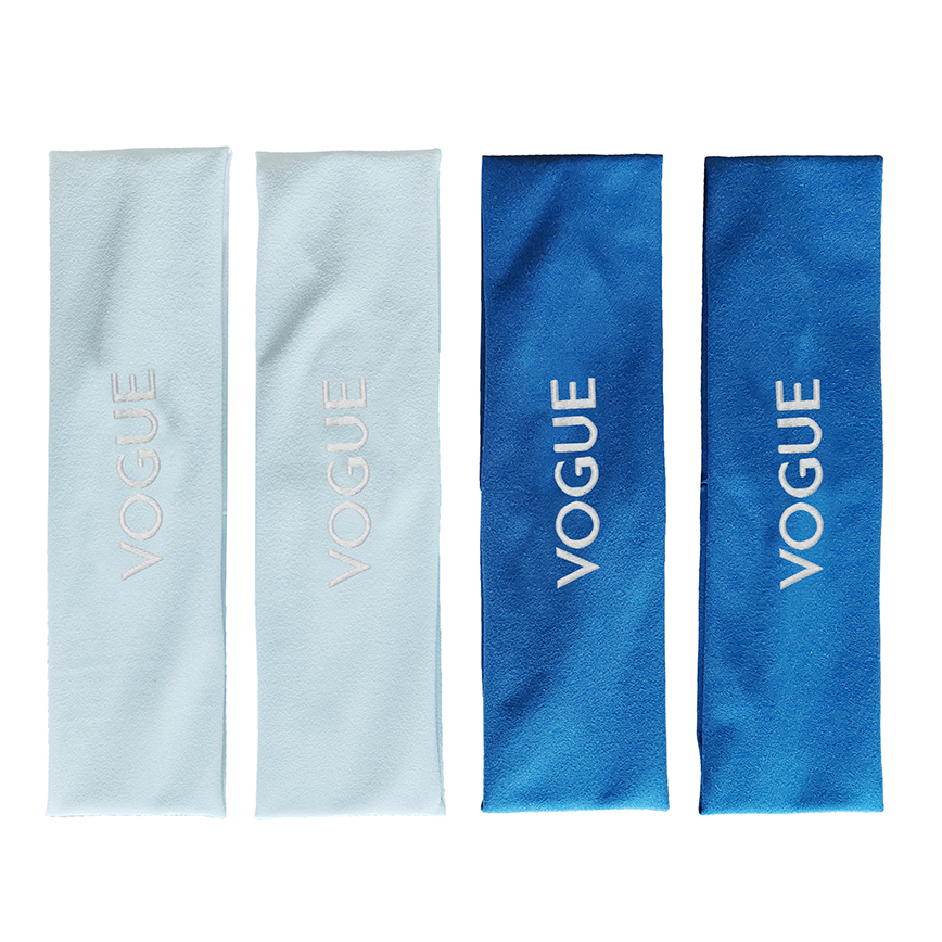 Custom Logo Yoga Material Stretch Running Headbands Embroidered Breathable Sport Hairband for Women and Men
