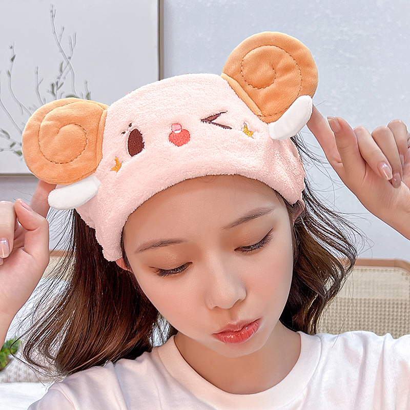 Bilov Embroidery Hair Ties Elastic Spa Headband for Makeup Facial Hair accessories