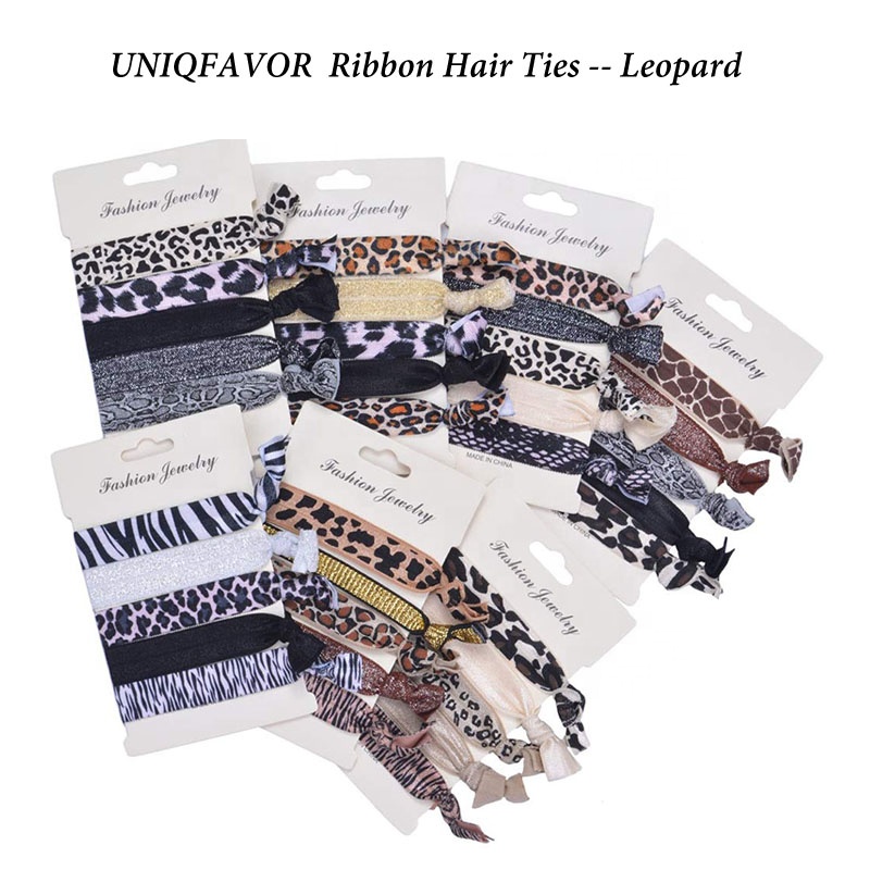 Custom Sublimation Print Bracelet No Crease Ponytail Holder Twist Hair Bands Hand Knotted Fold Over Ribbon Elastic Hair Ties