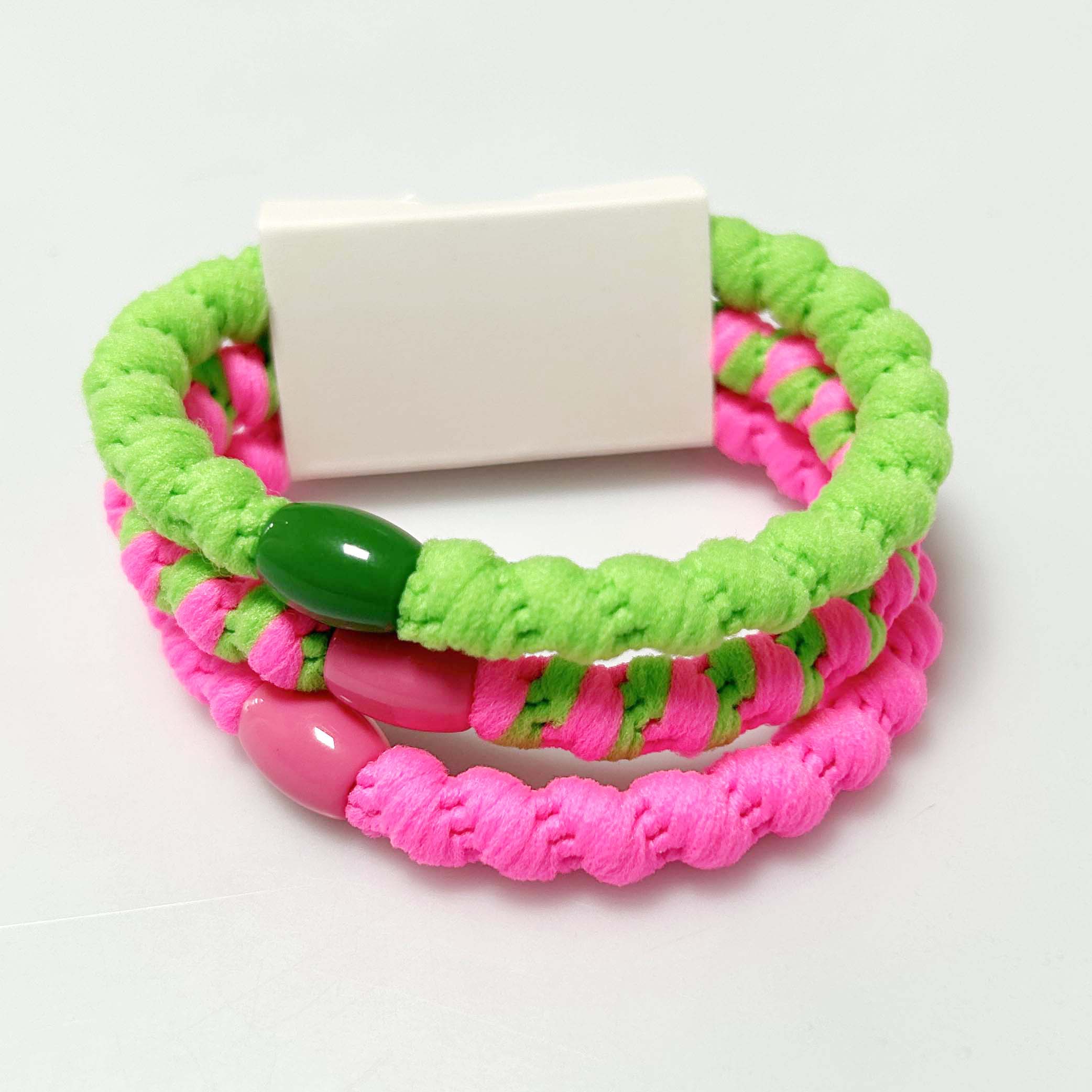 Braided Elastic Hair Ties Hair Ropes Rubber Bands Ponytail Holder