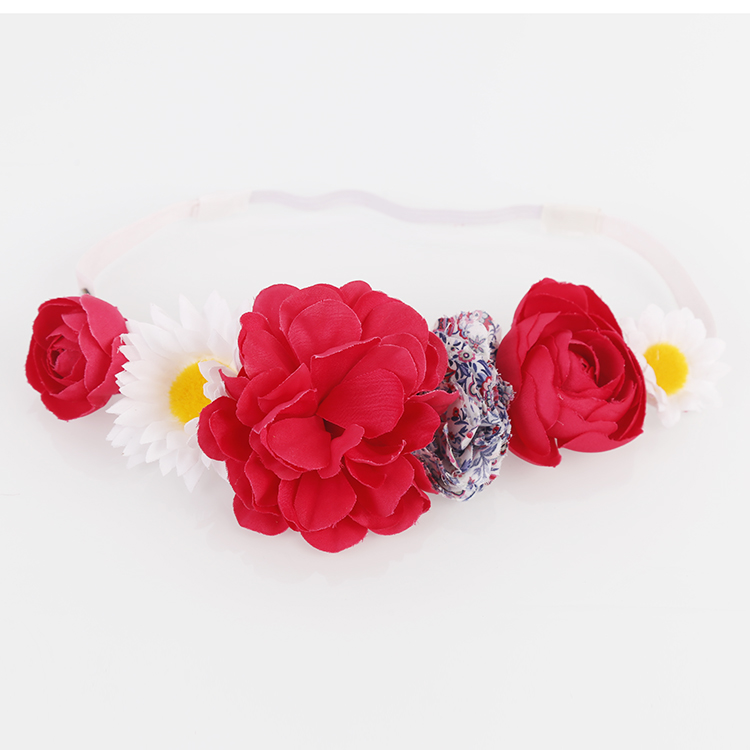 Hot Product Factory Manufacturer Hair Accessories Custom Elastic Headband Flower