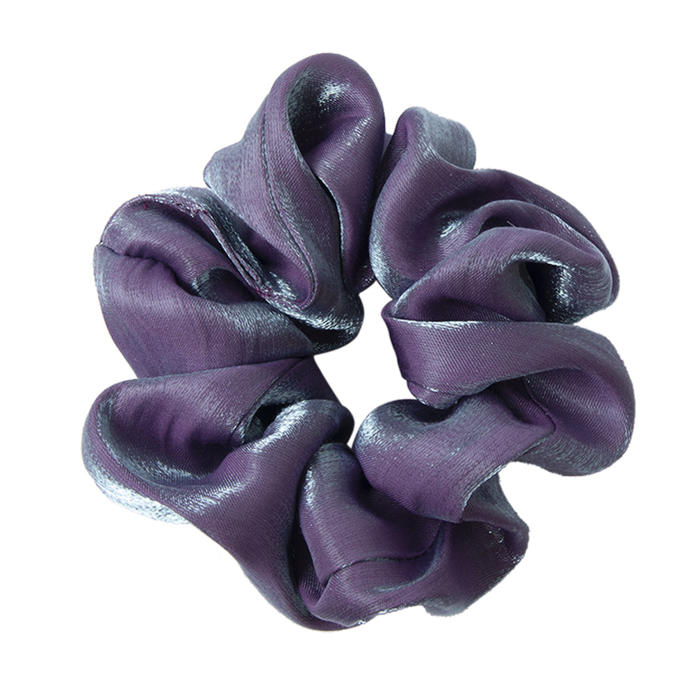High Quality Custom Hair Ties Ladies Fancy Silk Satin Hair Scrunchies