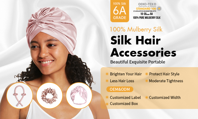 Silk Scrunchies Collection Banner