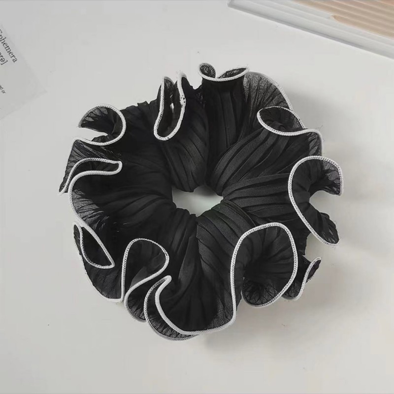 Wholesale Custom Satin Ponytail Hair Scrunchies Fashion Elastic Hair Accessories Custom Logo Women