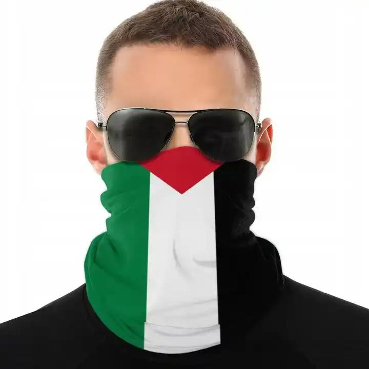 Palestinian Flag Bandana Scarf Customised Fast Production Time Ple Palestine Scarf